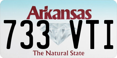 AR license plate 733VTI