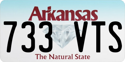 AR license plate 733VTS