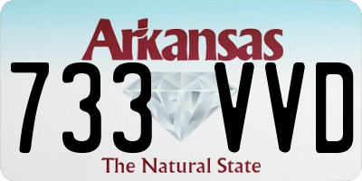 AR license plate 733VVD