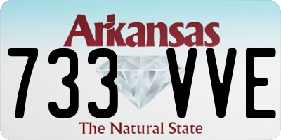 AR license plate 733VVE