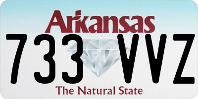 AR license plate 733VVZ
