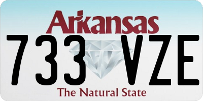 AR license plate 733VZE