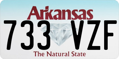 AR license plate 733VZF