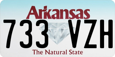 AR license plate 733VZH