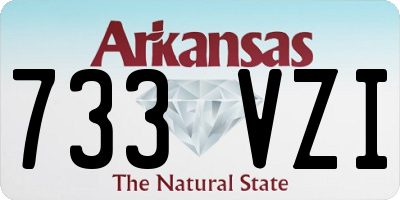 AR license plate 733VZI