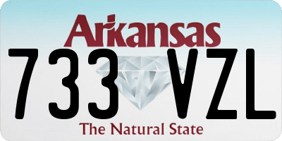 AR license plate 733VZL