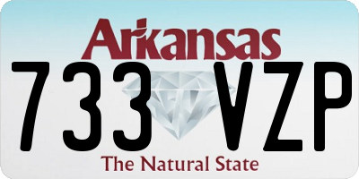 AR license plate 733VZP