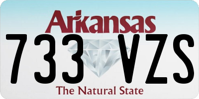 AR license plate 733VZS