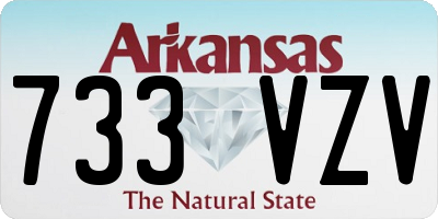 AR license plate 733VZV