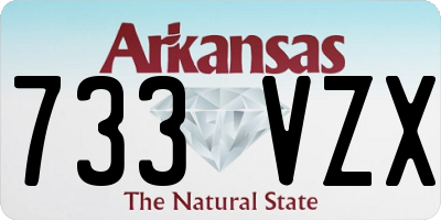 AR license plate 733VZX