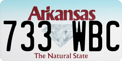 AR license plate 733WBC