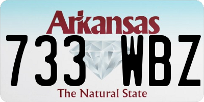 AR license plate 733WBZ