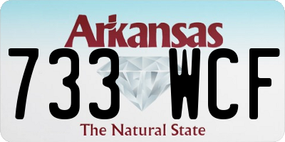 AR license plate 733WCF