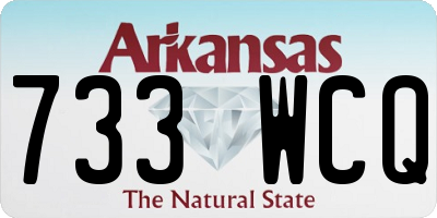 AR license plate 733WCQ
