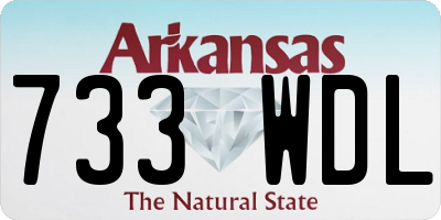 AR license plate 733WDL