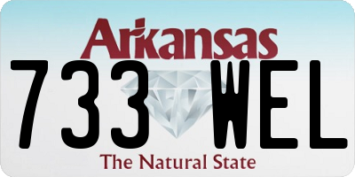 AR license plate 733WEL