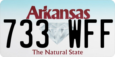 AR license plate 733WFF