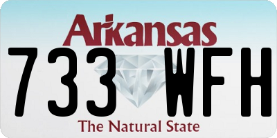 AR license plate 733WFH