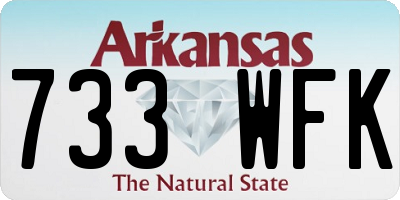AR license plate 733WFK