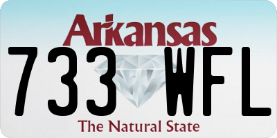 AR license plate 733WFL