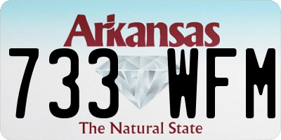 AR license plate 733WFM