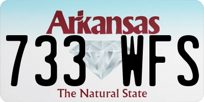 AR license plate 733WFS