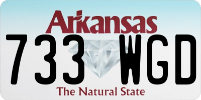 AR license plate 733WGD