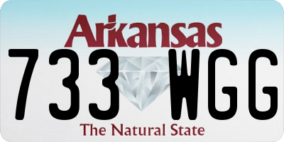 AR license plate 733WGG