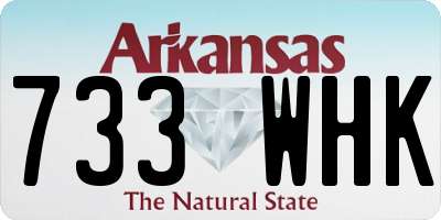 AR license plate 733WHK