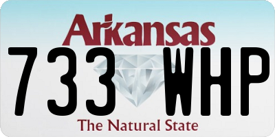 AR license plate 733WHP