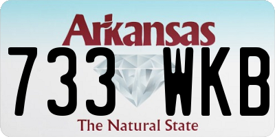 AR license plate 733WKB