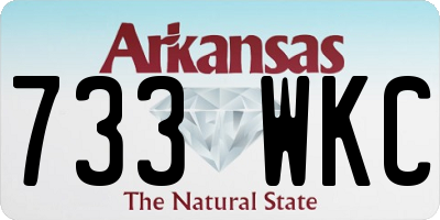AR license plate 733WKC