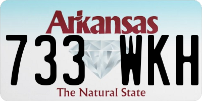 AR license plate 733WKH