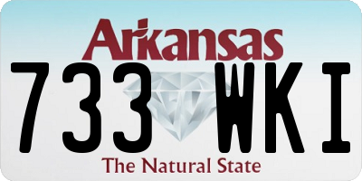 AR license plate 733WKI