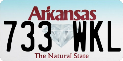 AR license plate 733WKL