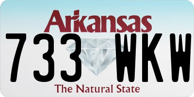 AR license plate 733WKW