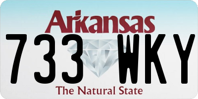 AR license plate 733WKY