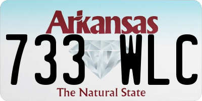 AR license plate 733WLC