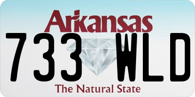 AR license plate 733WLD