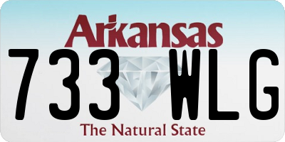 AR license plate 733WLG