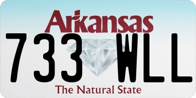 AR license plate 733WLL