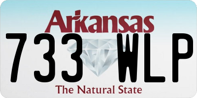 AR license plate 733WLP