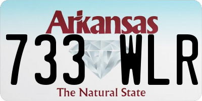 AR license plate 733WLR