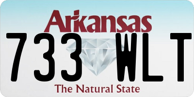 AR license plate 733WLT