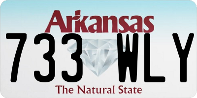 AR license plate 733WLY