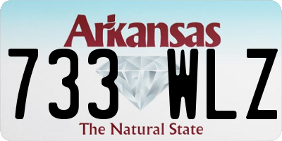 AR license plate 733WLZ
