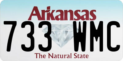 AR license plate 733WMC