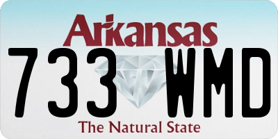 AR license plate 733WMD
