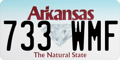 AR license plate 733WMF