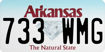 AR license plate 733WMG